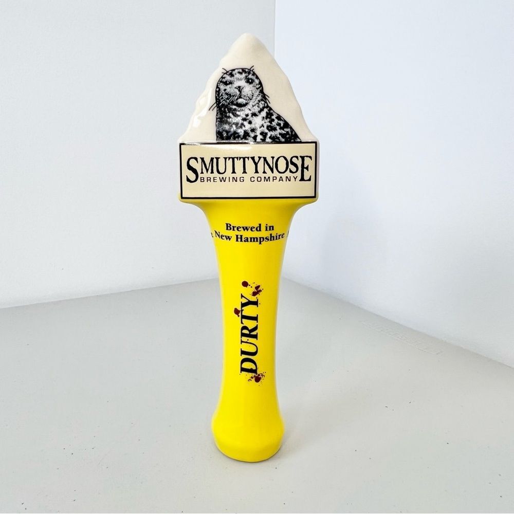 NIB Smuttynose Brewing Company Durty Ceramic Beer Tap Handle Chrislan Ceramics